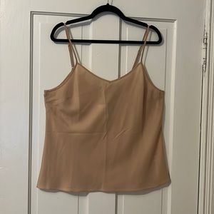 J.Crew Factory Silky Nude Layering Camisole with Adjustable Straps